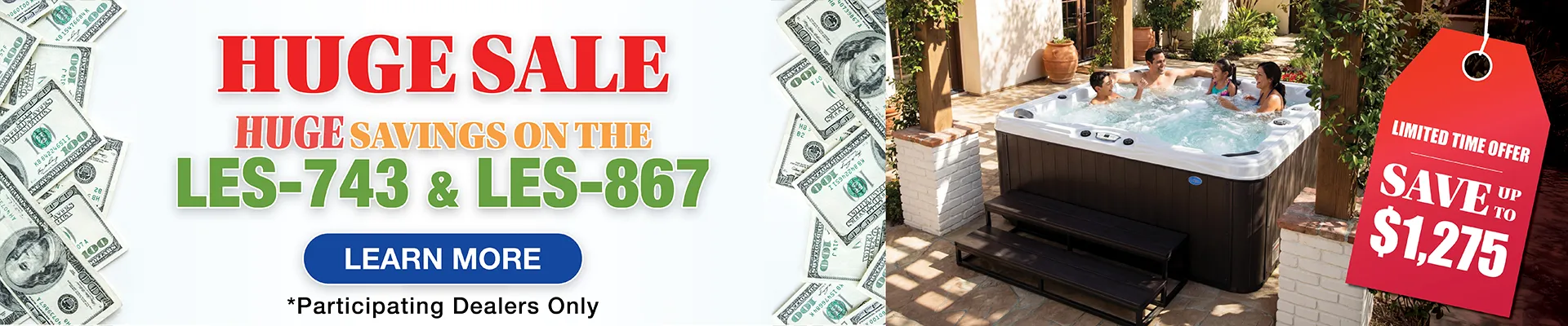 Calspas hot tub being used in a family setting - Peach Tree City